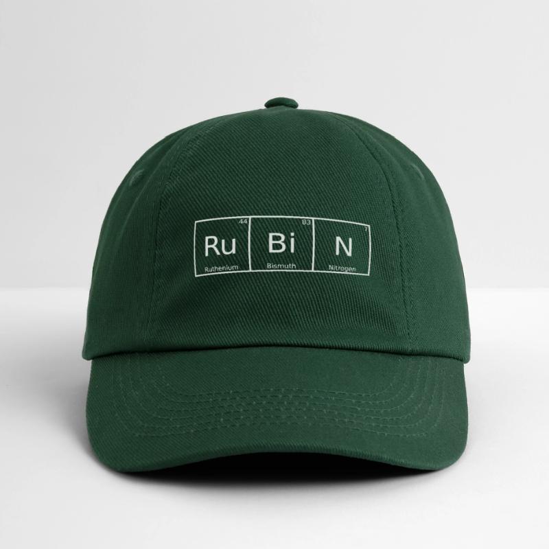 Ruby Name First Name Chemistry Periodic Table Elements Baseball Cap