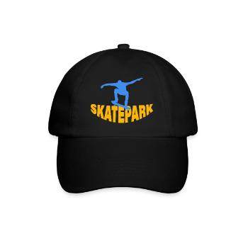 SKATEPARK - Baseball Cap - black/black - Front