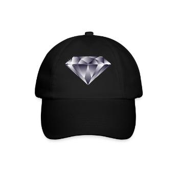Diamant - Baseballkappe - Schwarz/Schwarz - Vorne