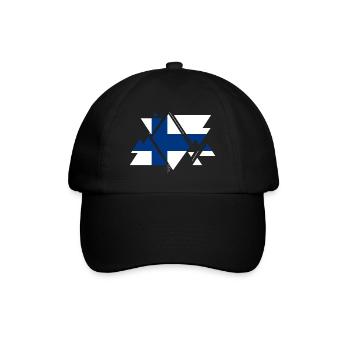 Finland Country Europe Flag Flag Coat of Arms Home - Baseball Cap - black/black - Front