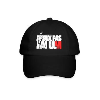 J'peux pas j'ai ULM - Casquette classique - noir/noir - Devant