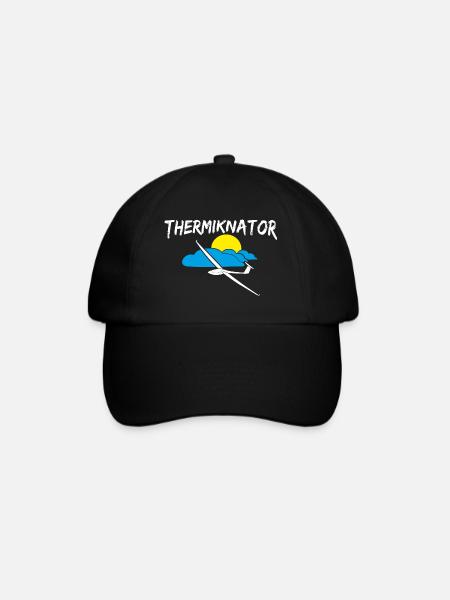 Thermal glider gliders glide funny gift idea - Baseball Cap - black/black