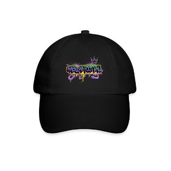 Football américain Graffiti Spray Pulvérisateur Sports - Casquette classique - noir/noir - Devant