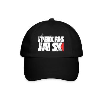 J'peux pas j'ai Ski - Casquette classique - noir/noir - Devant