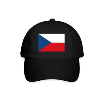 République tchèque - Casquette classique - noir/noir - Devant