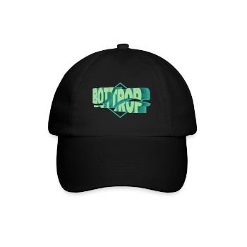 Bottrop Germany City 3D Font Skyline - Baseball Cap - black/black - Front