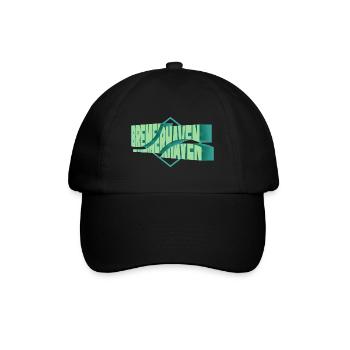Bremerhaven Deutschland Stadt 3D Schrift Skyline - Baseballkappe - Schwarz/Schwarz - Vorne