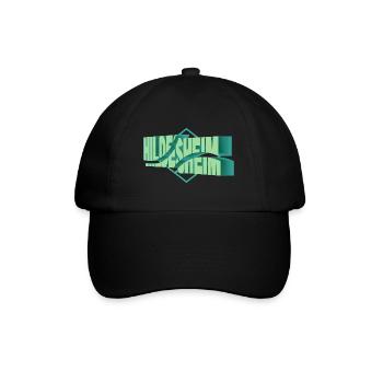 Hildesheim Germany City 3D Font Skyline - Baseball Cap - black/black - Front