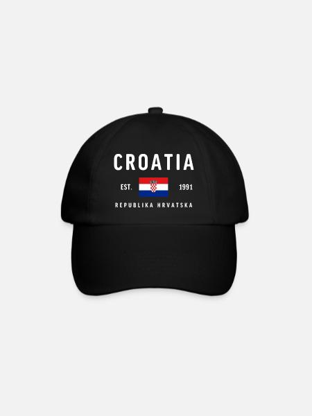 Croatia est 1991 - Baseball Cap - black/black