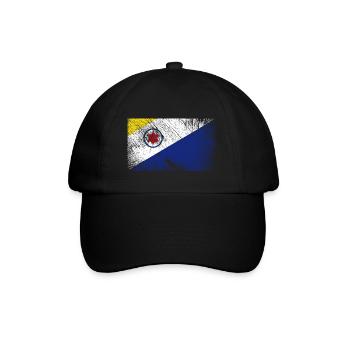 Pavillon Bonaire - Vintage Grunge - Casquette classique - noir/noir - Devant