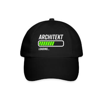 Architekt Loading Ladebalken - Baseballkappe - Schwarz/Schwarz - Vorne