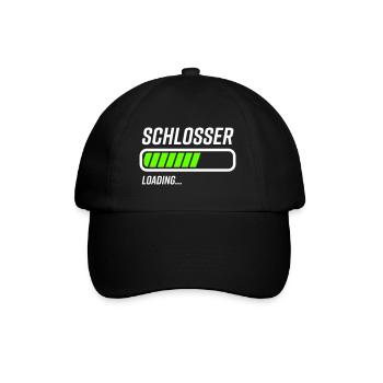 Schlosser Loading Ladebalken - Baseballkappe - Schwarz/Schwarz - Vorne