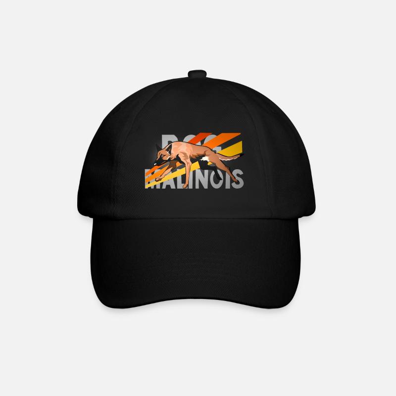 rapide malinois - Casquette classique - noir/noir
