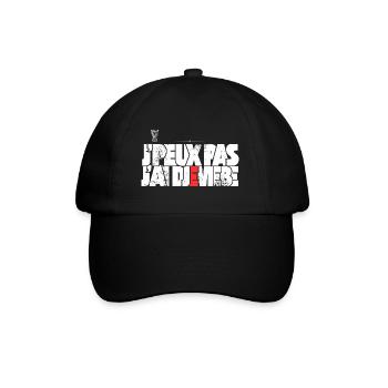 J peux pas j ai Djembe - Casquette classique - noir/noir - Devant