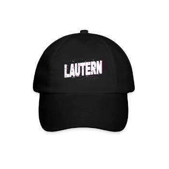 Kaiserslautern Lautern Germany City Font - Baseball Cap - black/black - Front
