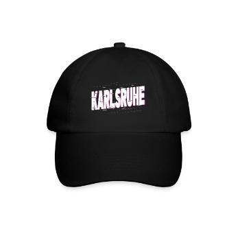Karlsruhe Allemagne City Font Accueil Amour - Casquette classique - noir/noir - Devant