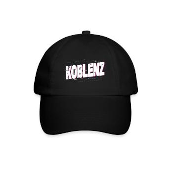 Koblenz Germany City Font Home Love - Baseball Cap - black/black - Front