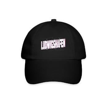Ludwigshafen Germany City Font Home - Baseball Cap - black/black - Front