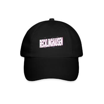 Recklinghausen Germany City Font Home - Baseball Cap - black/black - Front