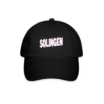 Solingen Germany City Font Home Love - Baseball Cap - black/black - Front