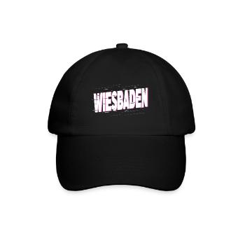 Wiesbaden Allemagne City Font Home Love - Casquette classique - noir/noir - Devant