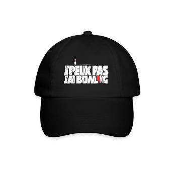 J'peux pas j'ai Bowling - Casquette classique - noir/noir - Devant