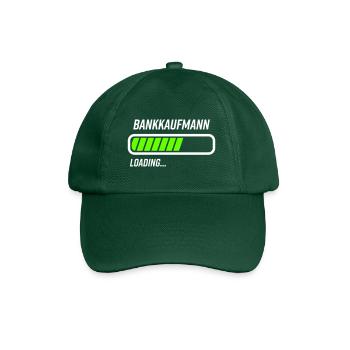 Bankkaufmann Humor Spürche - Baseballkappe - Flaschengrün - Vorne