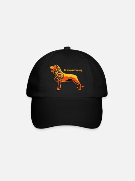 BraunschweigLoewe - Baseballkappe - Schwarz/Schwarz