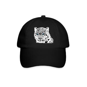 léopard des neiges - Casquette classique - noir/noir - Devant