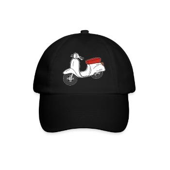 Roller Nostalgie Rerto Kult - Baseballkappe - Schwarz/Schwarz - Vorne
