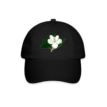 Magnolie - Baseballkappe - Schwarz/Schwarz - Vorne