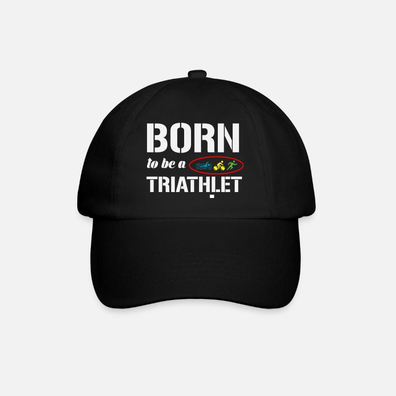 triathlon - Casquette classique - noir/noir