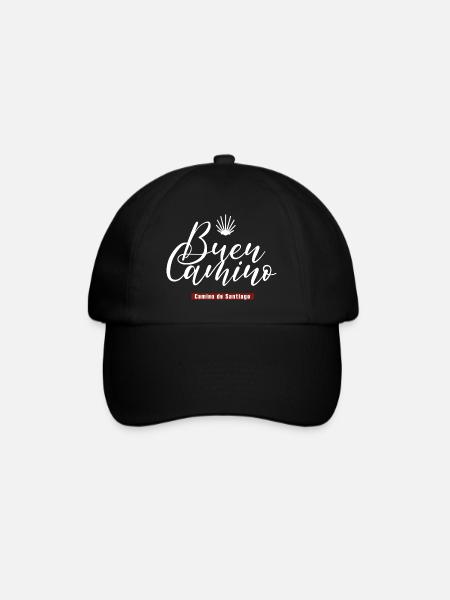 Buen Camino Jakobsweg Camino de Santiago - Baseball Cap - black/black