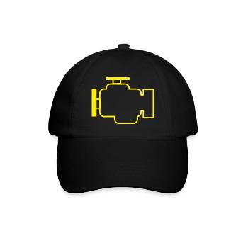 Control lamp fault in the engine exhaust system car - Baseball Cap - black/black - Front