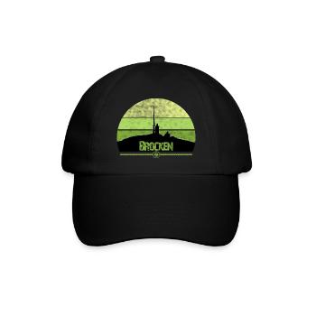Harz Style - Brocken - We love the Harz - Baseball Cap - black/black - Front
