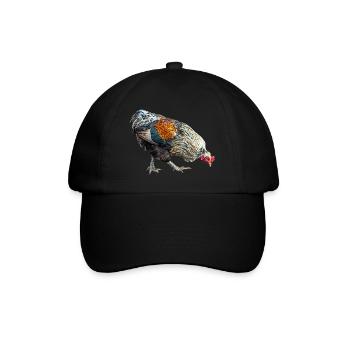 Œufs de poule - Casquette classique - noir/noir - Devant