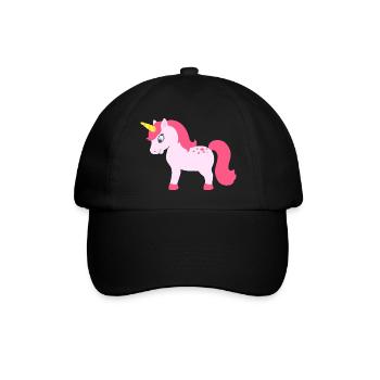 Unicorn - unicorn - Baseball Cap - black/black - Front
