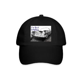 Das Beste oder nichts - Baseballkappe - Schwarz/Schwarz - Vorne