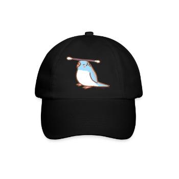 perruche avec qtip - Casquette classique - noir/noir - Devant