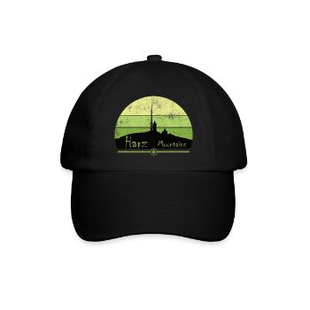 Harz Style - Harz Mountains - We love the Harz Mountains - Baseball Cap - black/black - Front