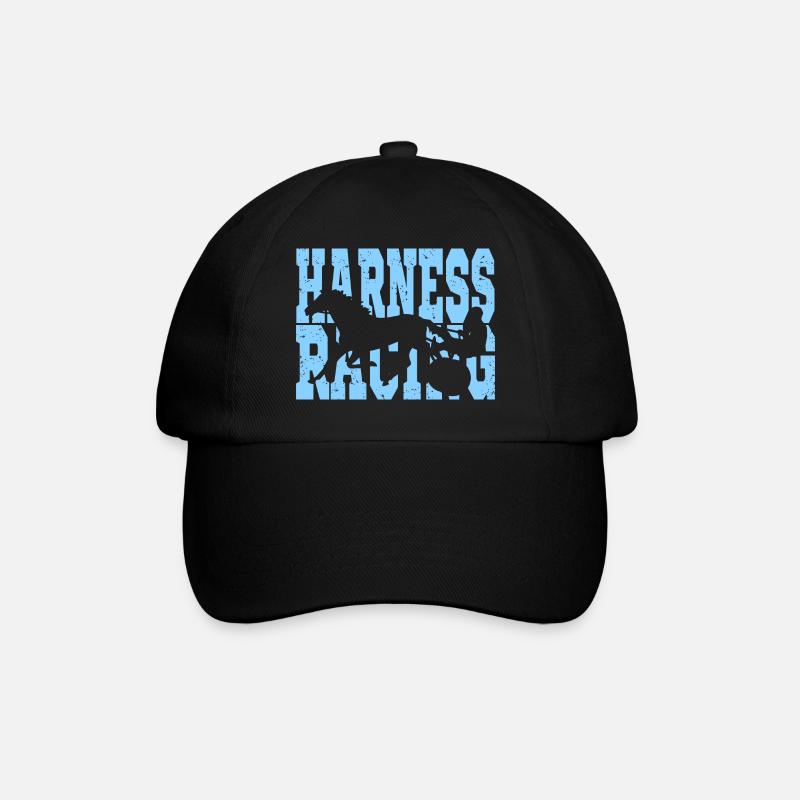 Course de trot - Casquette classique - noir/noir