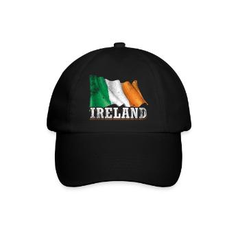 Irlande Drapeau - Casquette classique - noir/noir - Devant