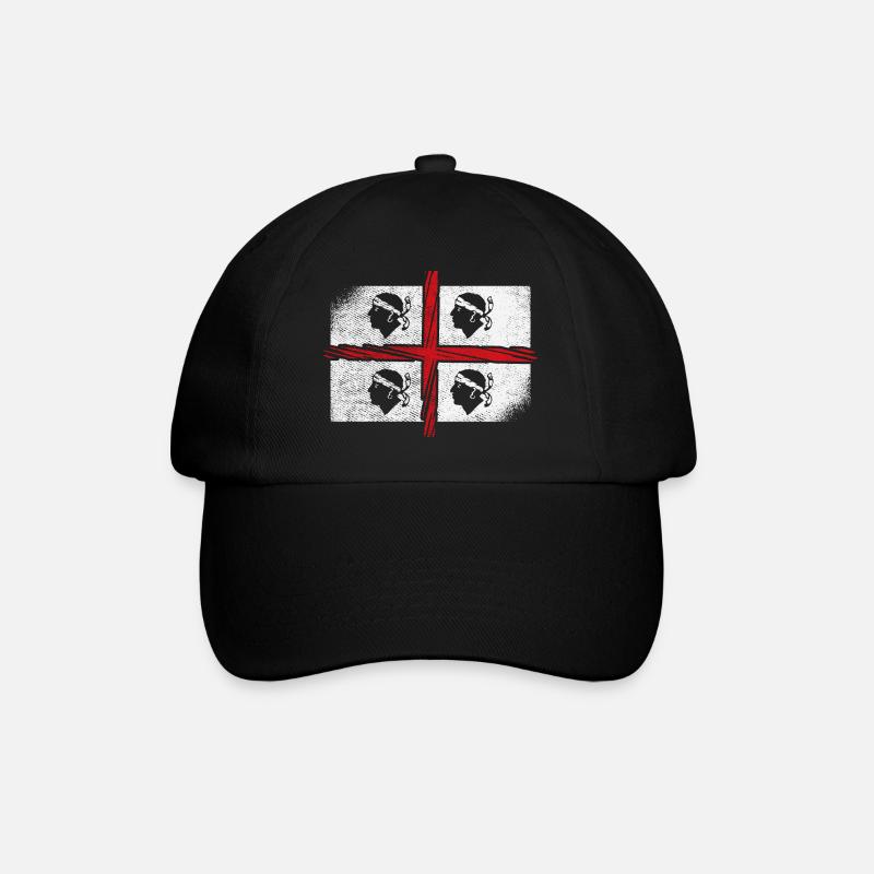 Sardinia by the Manzanita's - Baseball Cap - black/black