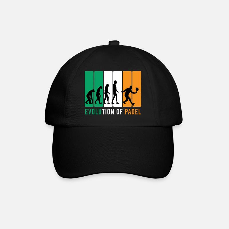 Evolucion Padel Design pour tous paddle - Casquette classique - noir/noir