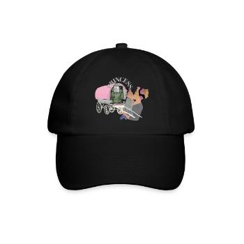 princesse, princes gitans mère et enfant peinture à la main - Casquette classique - noir/noir - Devant