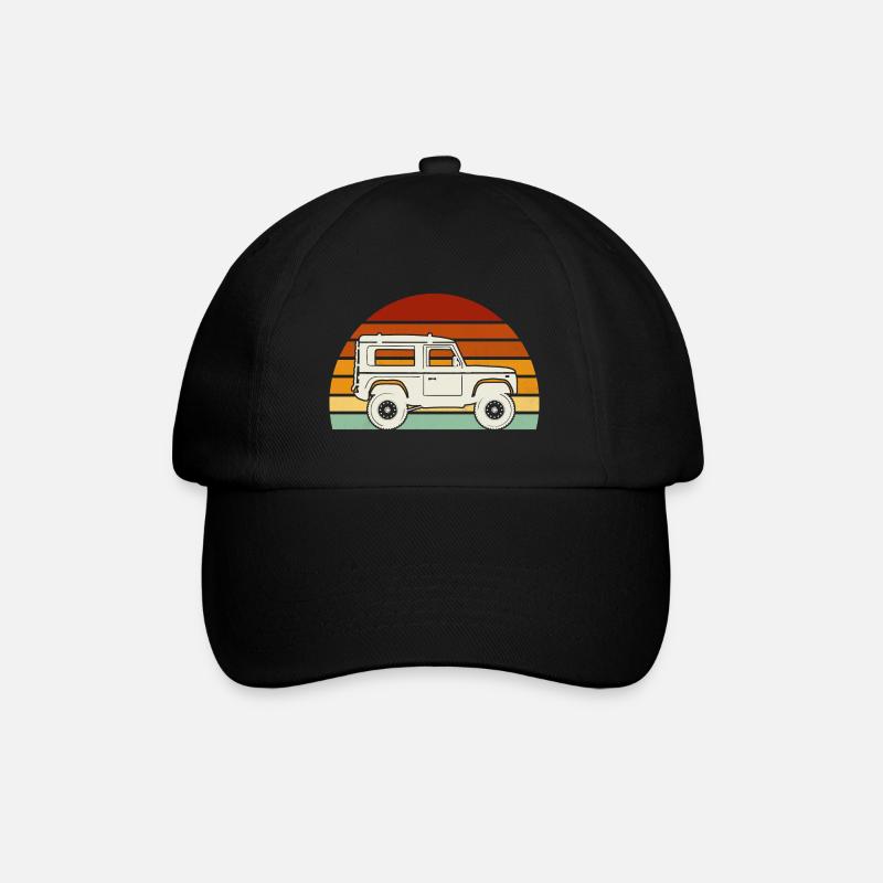 off road 4x4 véhicule tout-terrain - Casquette classique - noir/noir