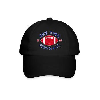New York Football Vintage Emblem - Baseball Cap - black/black - Front