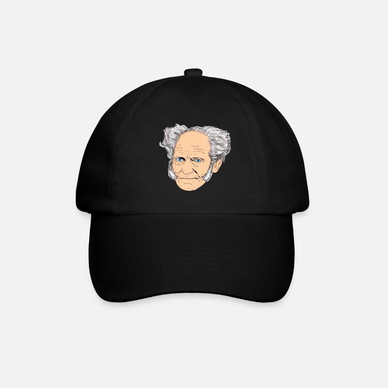 SCHOPENHAUER - Baseballkappe - Schwarz/Schwarz