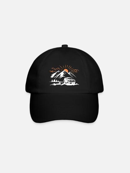 off road 4x4 off-road off-road vehicle - Baseball Cap - black/black