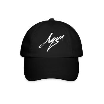 Aqua Text - Boire de l’eau et nager - Casquette classique - noir/noir - Devant
